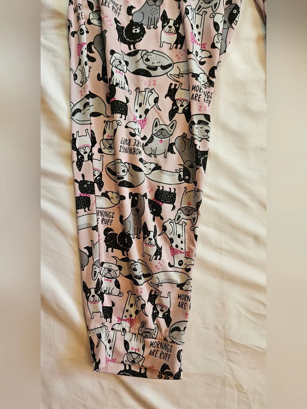 Secret Treasures Womens Pink And Dog Pattern Elastic Waist Pajama Pants Size L - Picture 3 of 11